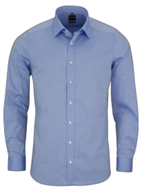 Camicia blu elegante