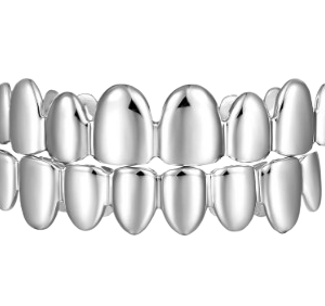 Grillz semplice argento (SD-024)