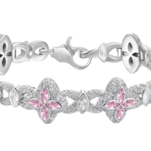 Braccialetto trifoglio rosa (SD-018)